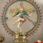 Large Brass Nataraja with Stonework | 36" x 30.5" x 11" | 35 kg | BudhShiv Crafted | Monumental Cosmic Dance | Temple Art | Jaipurio